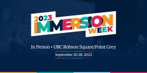 2023 Immersion Week 